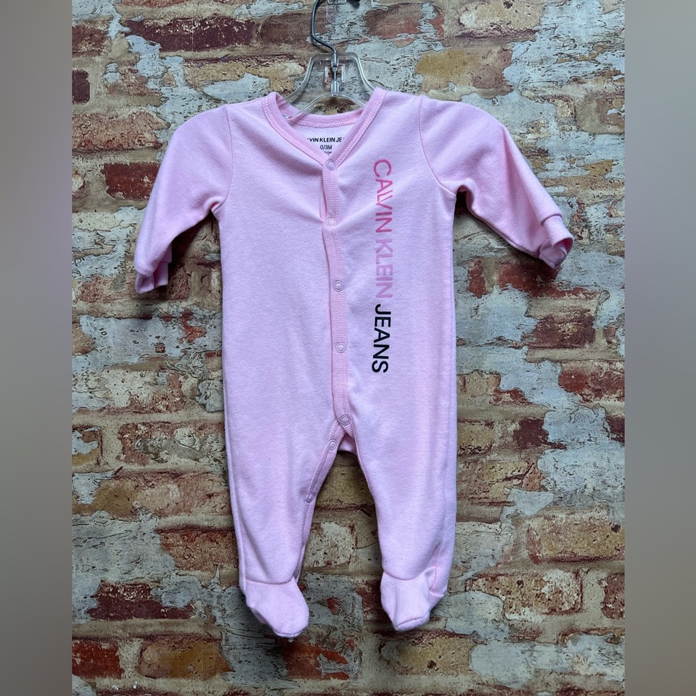 Little girls Calvin Klein Jeans pjs 0/3 months